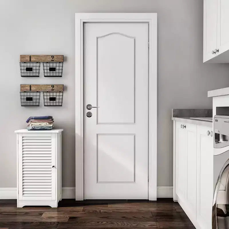 Freestanding Bathroom Linen Cabinet White