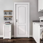 Freestanding Bathroom Linen Cabinet White