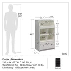 Ameriwood Home The Loft 1 Drawer Storage Tower