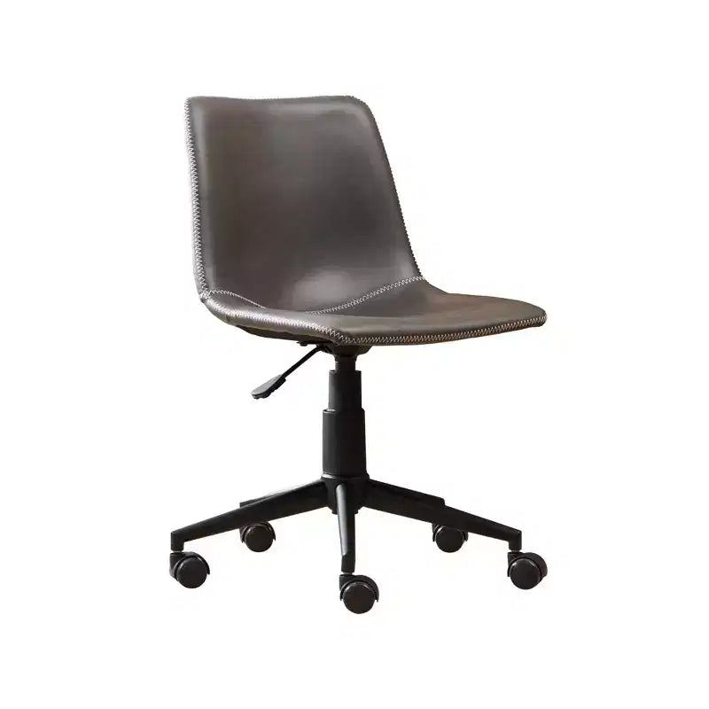 PU Leather 360° Swivel Office Chair with Adjustable Height