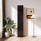 CLIHOME 2 Doors Freestanding Decorative Storage Cabinets with Adjustable Shelves