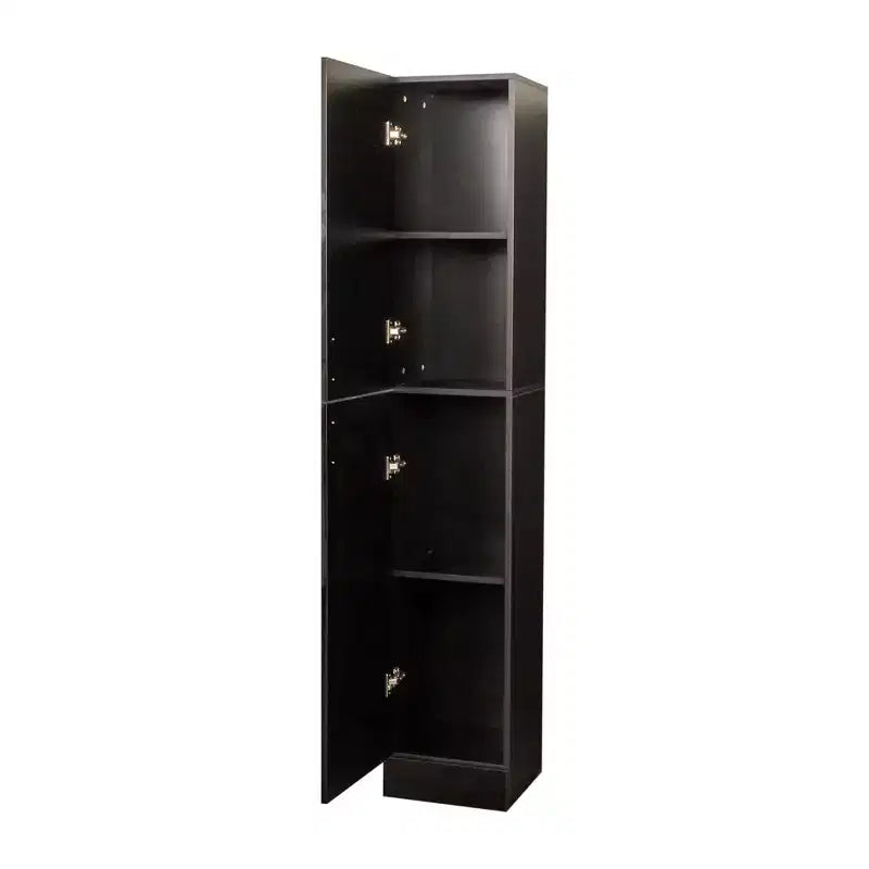 CLIHOME 2 Doors Freestanding Decorative Storage Cabinets with Adjustable Shelves
