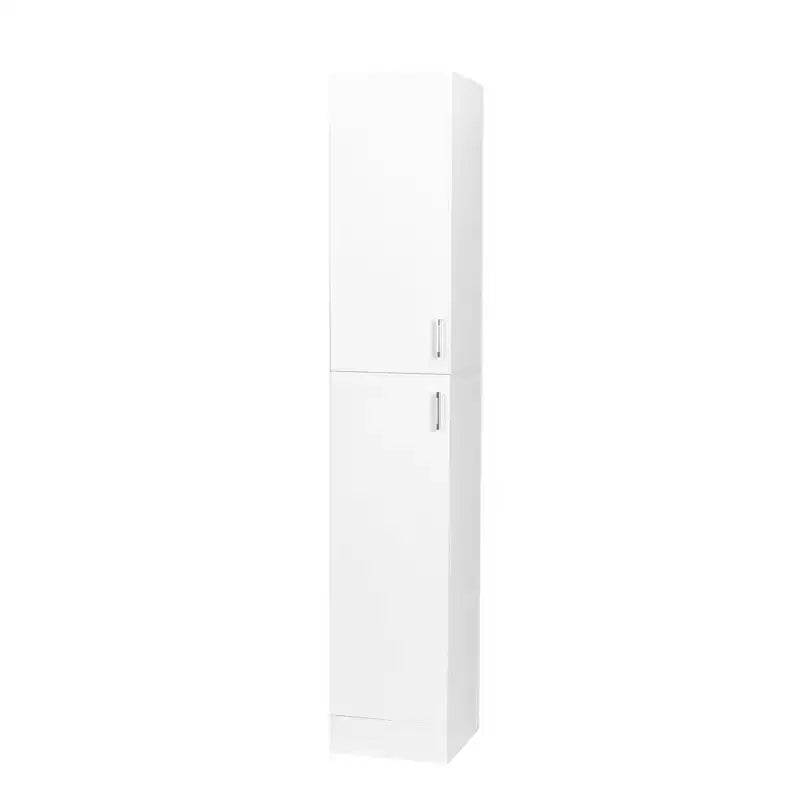 2-Door Freestanding Decorative Storage Cabinet with Adjustable Shelves