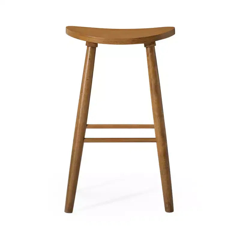 Maven Lane Luna Backless Wooden Kitchen Bar Stool 30