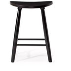 Maven Lane Luna Backless Wooden Kitchen Bar Stool 30