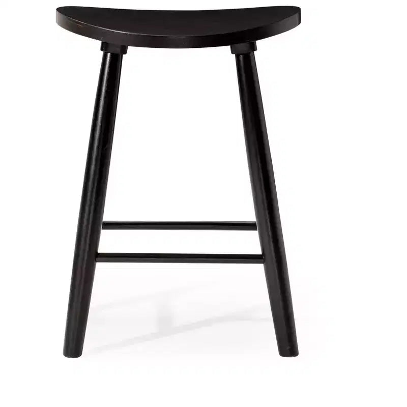 Maven Lane Luna Backless Wooden Kitchen Bar Stool 30
