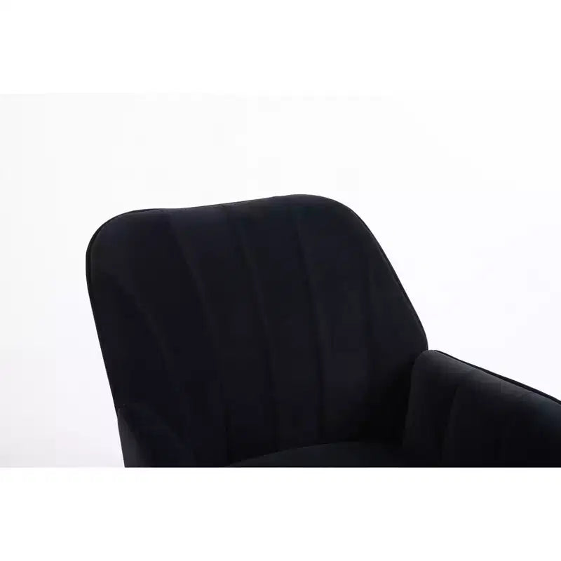 Okak Modern Velvet Accent Chair Living Room Chair with Upholstered Mid-Century Stylish Armchair with Golden Wood Legs for Reading Room Bedroom