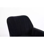 Okak Modern Velvet Accent Chair Living Room Chair with Upholstered Mid-Century Stylish Armchair with Golden Wood Legs for Reading Room Bedroom