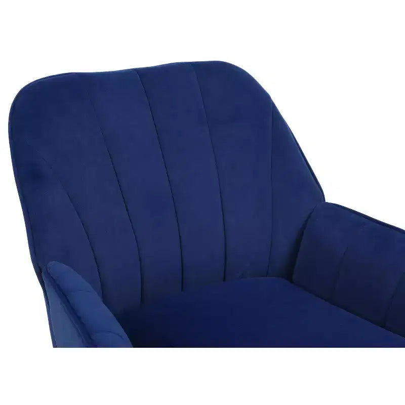 Okak Modern Velvet Accent Chair Living Room Chair with Upholstered Mid-Century Stylish Armchair with Golden Wood Legs for Reading Room Bedroom