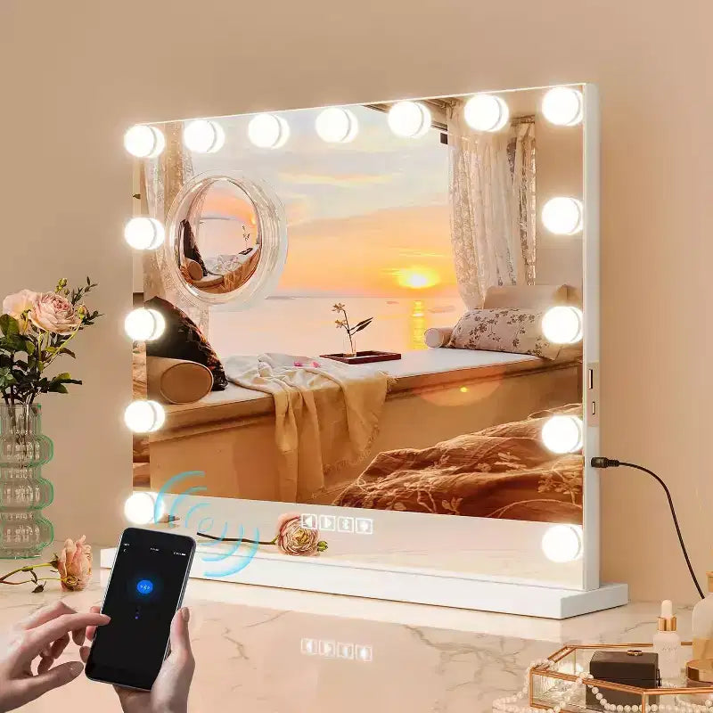 Vanity Mirror with Adjustable Light Modes, Touch Control