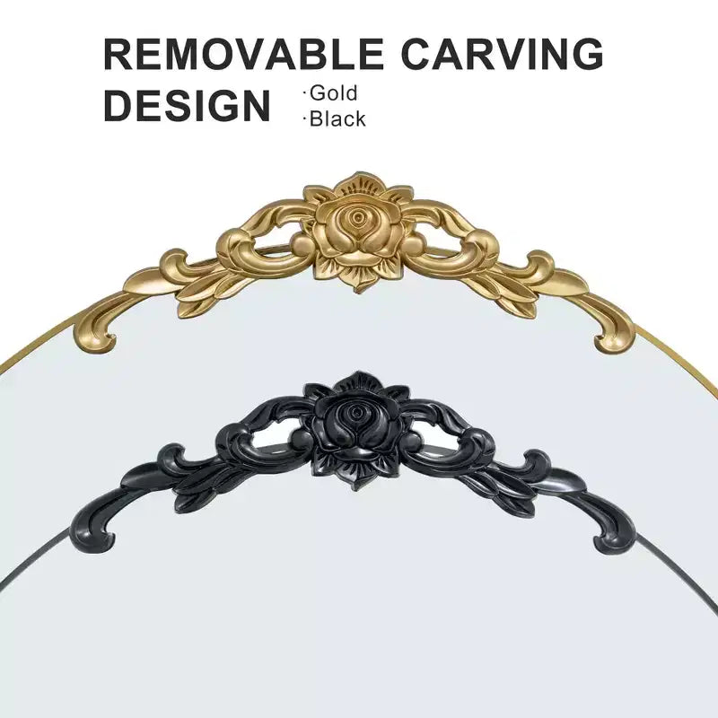 71x31 Rectangle Full-Body Mirror, Black Alloy Aluminium Full Length Mirror, Vanity Mirror for Bathroom, Bedroom Entryway, Living/Dressing Room