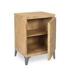 Boho Handmade Mango Wood and Iron Cabinet