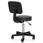 Rolling Bar Stool Adjustable Hydraulic Massage Spa Salon Beauty Chair with Backrest
