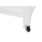30Mobile Rolling Kitchen Island Trolley Serving Cart with Marble Top,Underneath Drawer & Slide-Out Wire Storage Basket