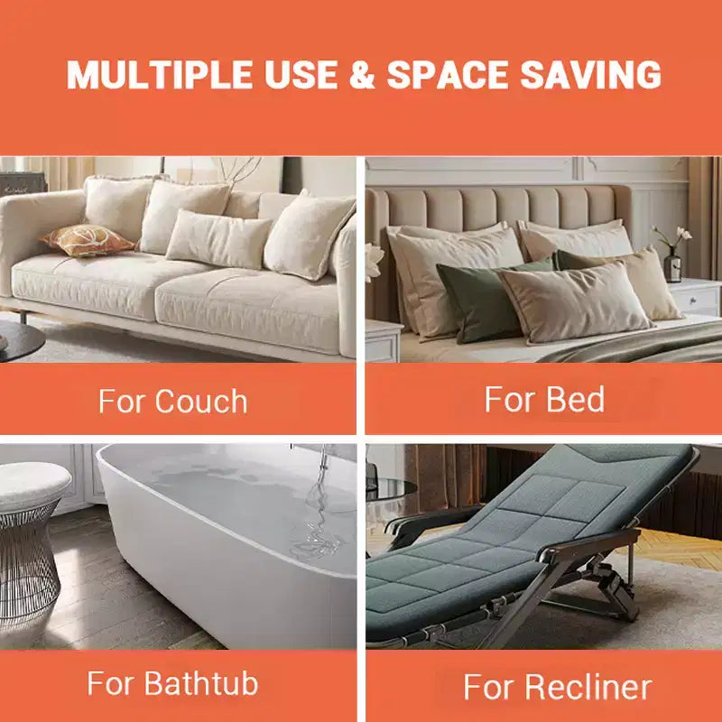 C Table End Table Adjustable Height, 360Swivel TV Tray Table, Couch Tables That slide under, C Shaped Side Tables for Sofa, Bed, Chair