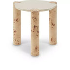 Meridian Furniture,Thor Natural Burl Wood End Table