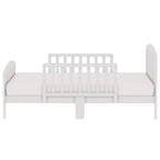 Toddler Bed, Solid Wood with Safety Rails, Easy Assembly
