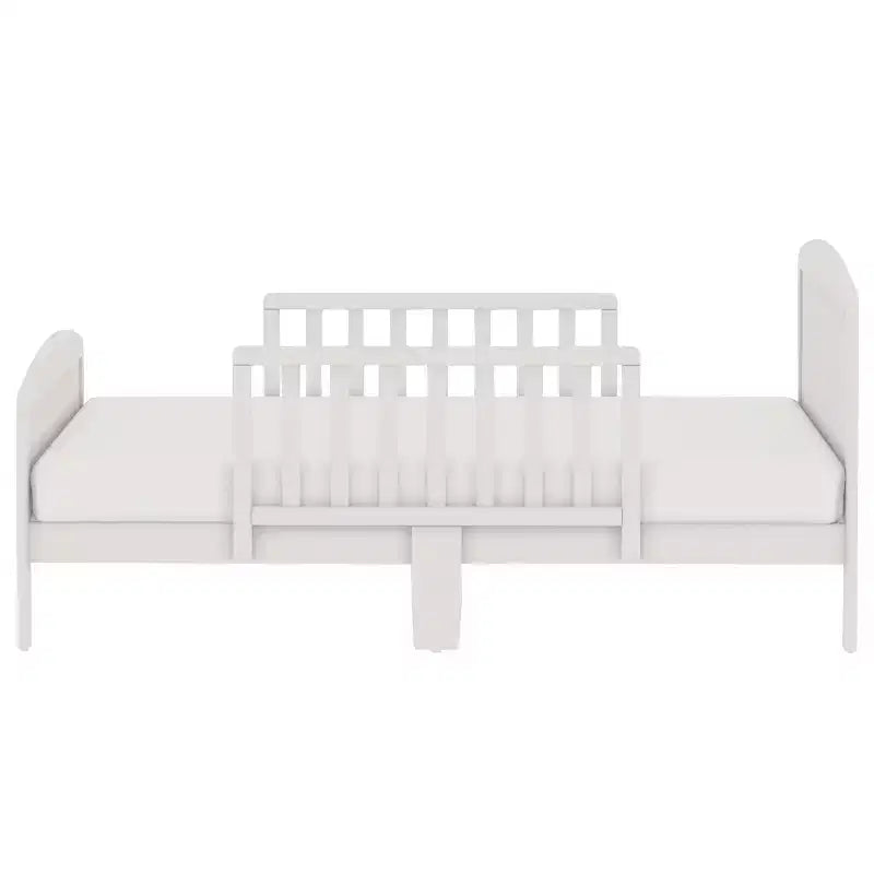 Toddler Bed, Solid Wood with Safety Rails, Easy Assembly