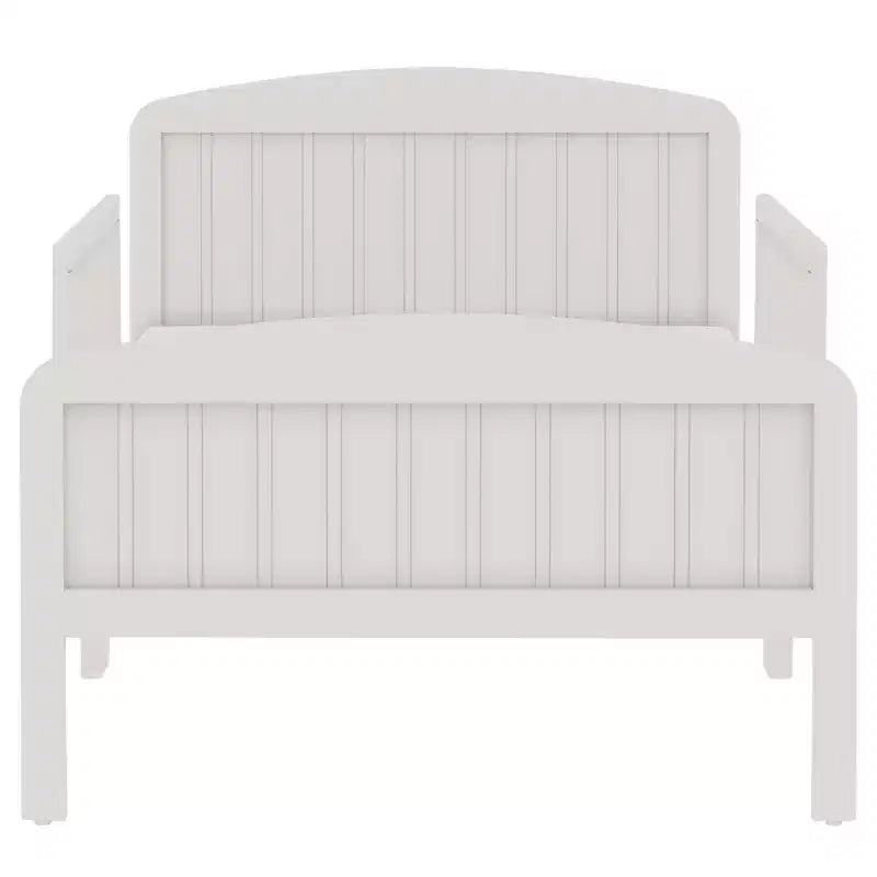 Toddler Bed, Solid Wood with Safety Rails, Easy Assembly