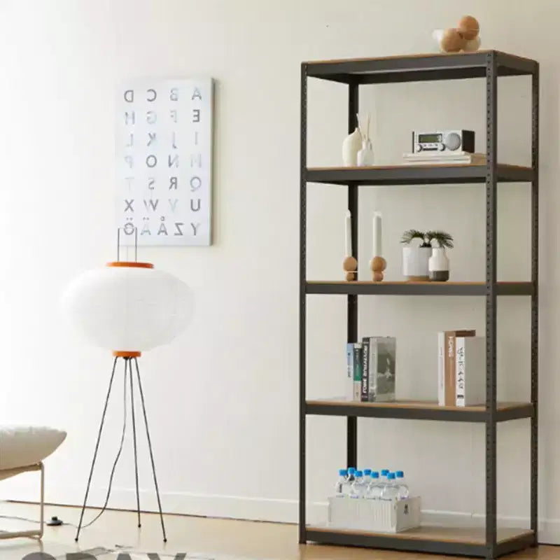5-Tier Storage Rack, Garage Heavy Duty Metal Storage Shelving, Adjustable 5 Tier Storage Shelves for Kitchen, Basement, Garage 23.6x15.7x47.2in