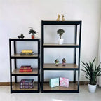 5-Tier Storage Rack, Garage Heavy Duty Metal Storage Shelving, Adjustable 5 Tier Storage Shelves for Kitchen, Basement, Garage 23.6x15.7x47.2in