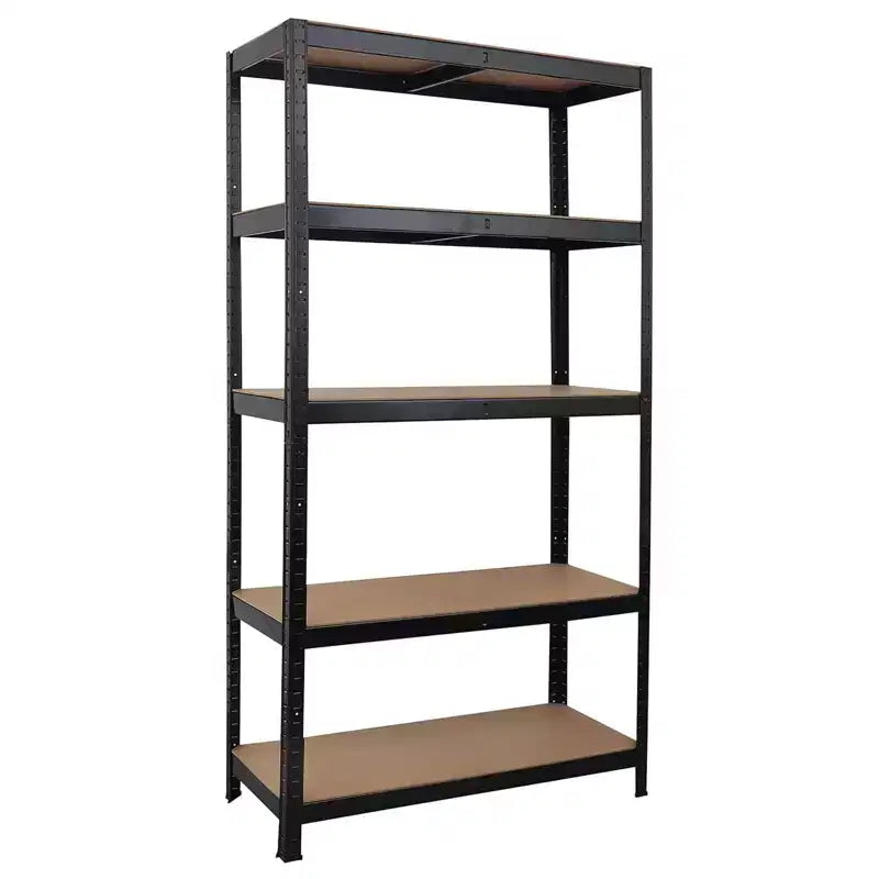 5-Tier Storage Rack, Garage Heavy Duty Metal Storage Shelving, Adjustable 5 Tier Storage Shelves for Kitchen, Basement, Garage 23.6x15.7x47.2in