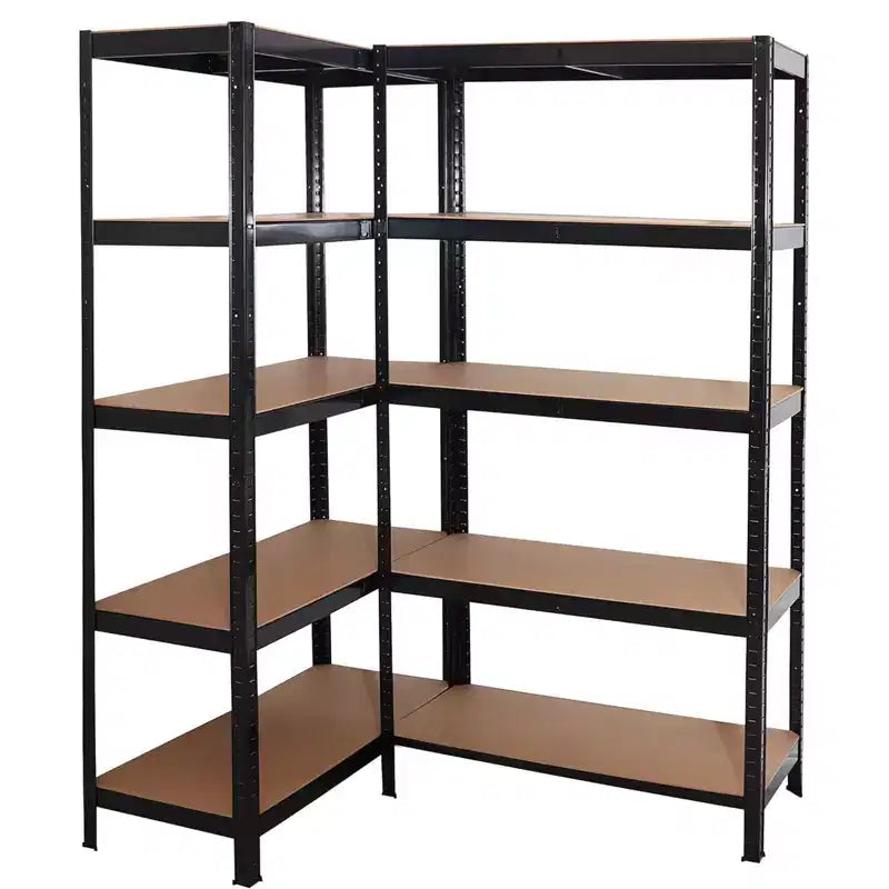 5-Tier Storage Rack, Garage Heavy Duty Metal Storage Shelving, Adjustable 5 Tier Storage Shelves for Kitchen, Basement, Garage 23.6x15.7x47.2in