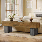 63 TV Stand Entertainment Center, Low TV Console for Living Room, Long Media Console Television Stands for 55/60/65 Inches TV