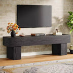 63 TV Stand Entertainment Center, Low TV Console for Living Room, Long Media Console Television Stands for 55/60/65 Inches TV