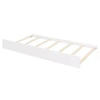 Twin Size Wooden House Bed with Twin Size Trundle