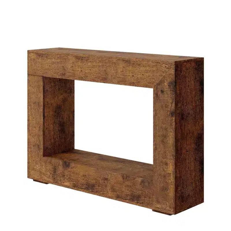 47 Inches Farmhouse Console Table, Wooden Entryway Console Table, Industrial Hallway Accent Table for Living Room, Entrance, Foyer