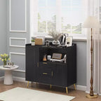 40" Buffet Sideboard Cabinet with Storage, 2 Drawers & 2 Doors, Coffee Bar Kitchen Storage Cabinet for Dining Room, Entryway