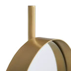 Oval Wall Mirror 12 x 43 - Brass