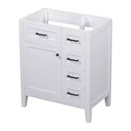 MAYEERTY 30 Bathroom Vanity without Sink Cabinet Base Solid Frame MDF Drawers Green
