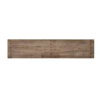 62.9 Farmhouse Entryway Console Table with Storage Shelf, Solid Fir Wood Hallway Table with Metal Rivet Accents for Living Room - Panipeachy