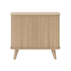 Galano Fluted Door Sideboard Cabinet 27.6 W x 15.6 D x 27.8 H