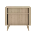 Galano Fluted Door Sideboard Cabinet 27.6 W x 15.6 D x 27.8 H