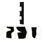 Homy Casa Modern 4-Tier Wall Mounted Corner Shelf, Space-Saving Display Storage