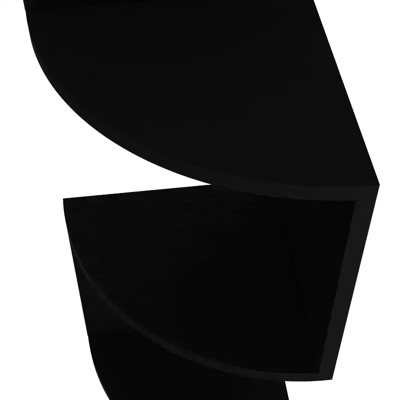 Homy Casa Modern 4-Tier Wall Mounted Corner Shelf, Space-Saving Display Storage