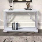 Galano Wood Console Table with Lower Shelf 45.9 W x 11.8 D x 29.9 H