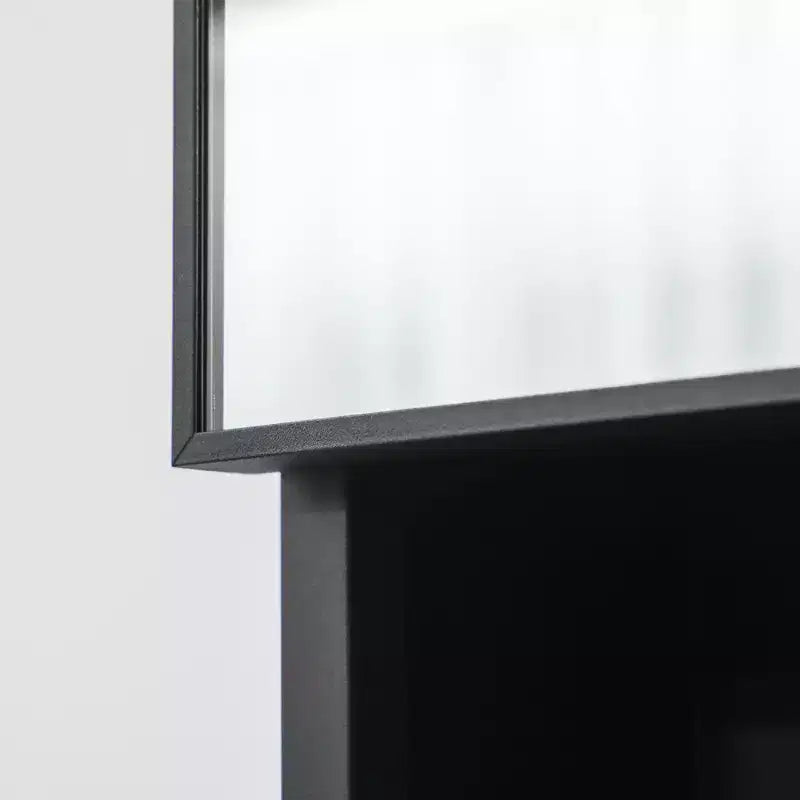 Wall-Mounted Medicine Cabinet, Bathroom Mirror Cabinet with Double Doors and Storage Shelves