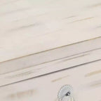 vidaXL Bedside Cabinet White 15.7x11.8x19.7 Solid Mango Wood