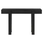 Console Table with Storage Drawer, Wood Veneer Sofa Table, Narrow Entryway Table for Living Room or Home Office