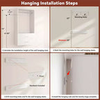 Freestanding Closet System with 8 Hanging Rods, Drawers & 10 Shelves