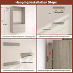Freestanding Closet System with 8 Hanging Rods, Drawers & 10 Shelves