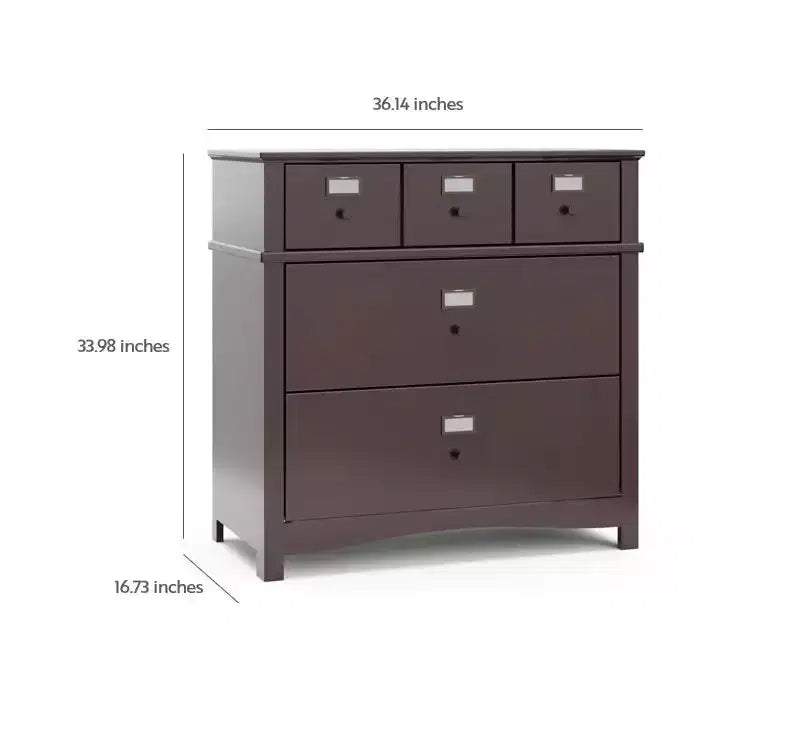 Customizable 3 Drawer Chest