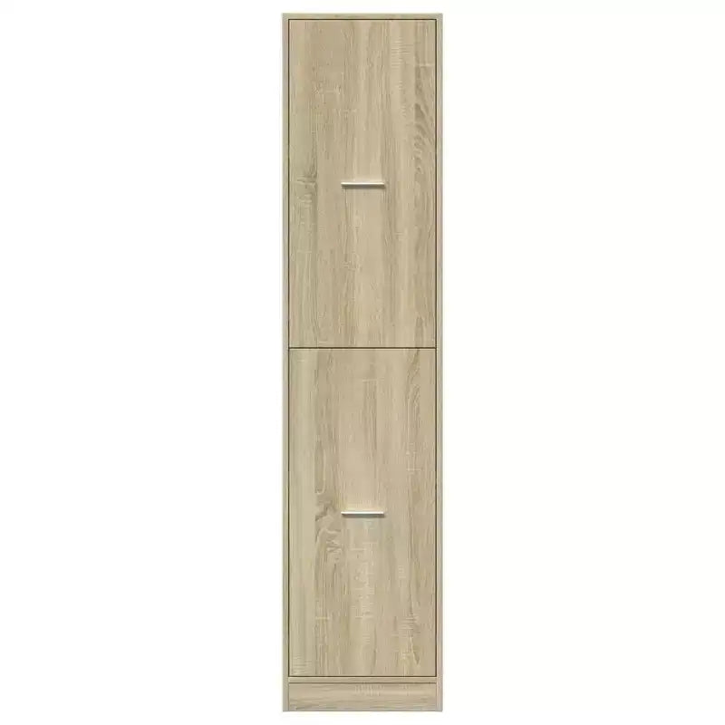 Apothecary Cabinet Sonoma Oak Engineered Wood Tall