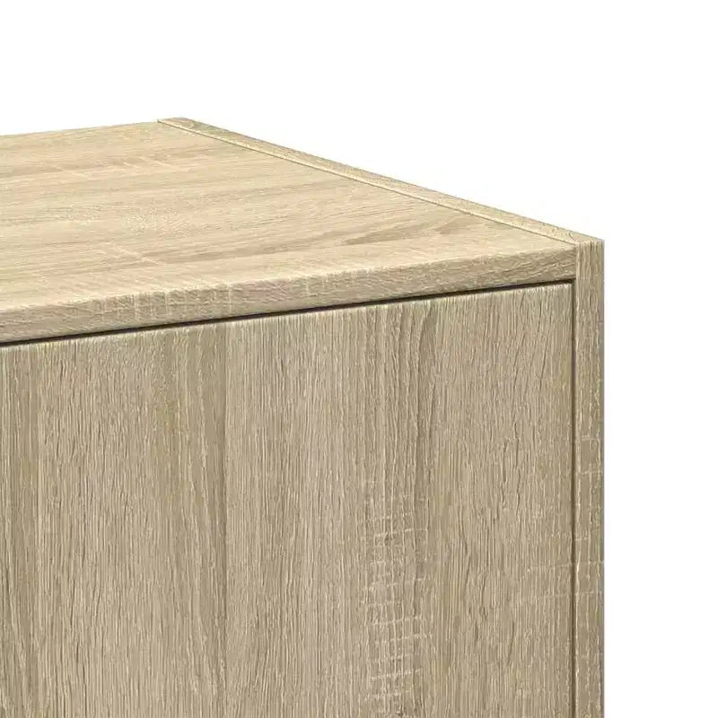 Apothecary Cabinet Sonoma Oak Engineered Wood Tall