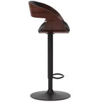 Monaghan Bentwood Adjustable Barstool Black - WyndenHall