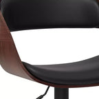 Monaghan Bentwood Adjustable Barstool Black - WyndenHall